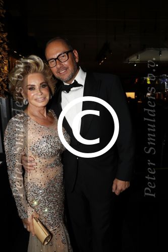Amsterdam 8 december 2016
15e luxury fair in de RAI. 
Connie Witteman met vriend Eugene v Dun
