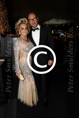 Amsterdam 8 december 2016
15e luxury fair in de RAI. 
Connie Witteman met vriend Eugene v Dun