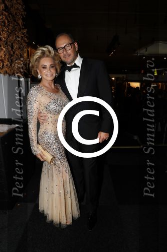 Amsterdam 8 december 2016
15e luxury fair in de RAI. 
Connie Witteman met vriend Eugene v Dun