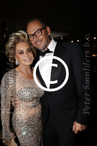 Amsterdam 8 december 2016
15e luxury fair in de RAI. 
Connie Witteman met vriend Eugene v Dun