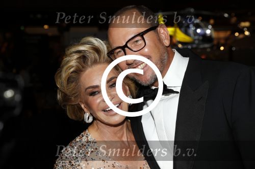 Amsterdam 8 december 2016
15e luxury fair in de RAI. 
Connie Witteman met vriend Eugene v Dun