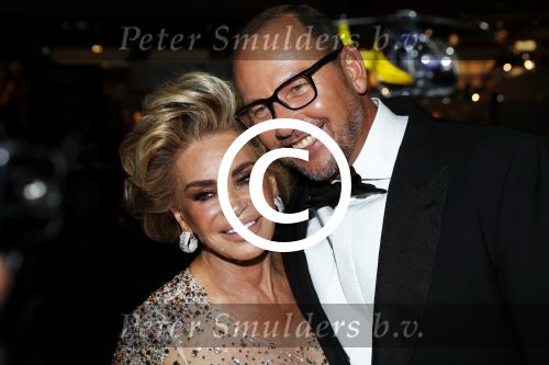 Amsterdam 8 december 2016
15e luxury fair in de RAI. 
Connie Witteman met vriend Eugene v Dun