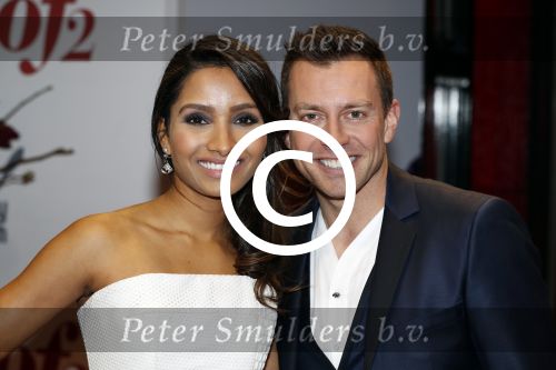 Amsterdam 28 november 2016
Premiere Soof 2 in de la mar theater. 
Dan Karaty en partner Natasha