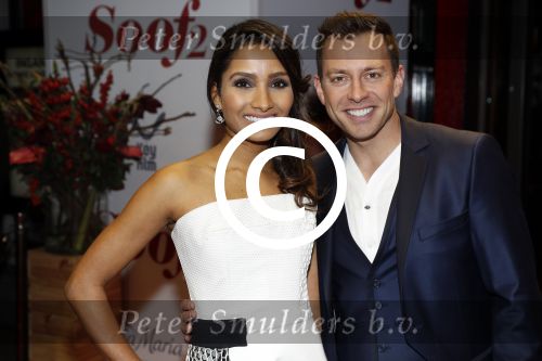 Amsterdam 28 november 2016
Premiere Soof 2 in de la mar theater. 
Dan Karaty en partner Natasha
