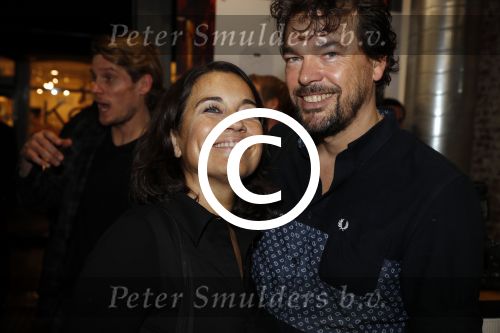 Amsterdam 15 november 2016 
Boekpresentatie Thomas Dekker. Het boek is geschreven door Thijs Zonneveld.
Dione de Graaff met vriend Nando Boers