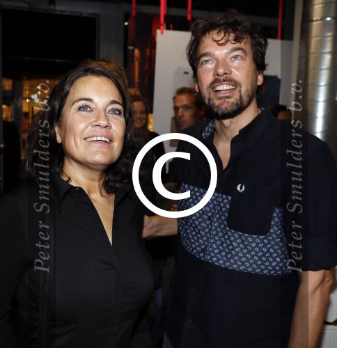 Amsterdam 15 november 2016 
Boekpresentatie Thomas Dekker. Het boek is geschreven door Thijs Zonneveld.
Dione de Graaff met vriend Nando Boers