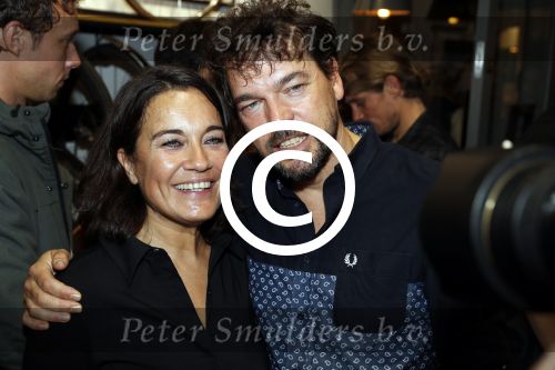 Amsterdam 15 november 2016 
Boekpresentatie Thomas Dekker. Het boek is geschreven door Thijs Zonneveld.
Dione de Graaff met vriend Nando Boers