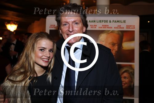 Amsterdam 14 november 2016
Premiere de zevende hemel in theater Carre. Erik de Zwart met dochter