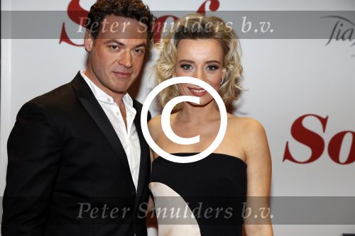 Amsterdam 28 november 2016
Premiere Soof 2 in de la mar theater. 
Fedja v Huet  en Karin Smulders