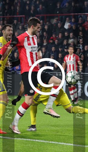 Eindhoven, 6 December 2016 Laatse groepswedstrijd in de Champions League Seizoen 2016/2017 PSV-FC Rostov, eindstand 0-0 en uitschakeling voor het gehele Europese Voetbal.
Gaston Pereiro