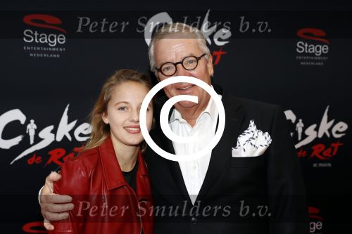 Amsterdam 20 november 2016
Premiere Ciske de Rat in het nieuwe de la mar theater. Guido Maas met dochter