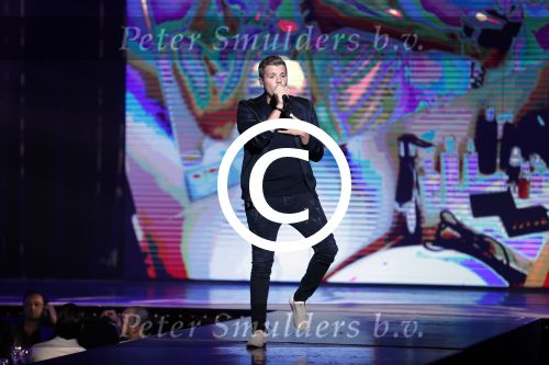 Hilversum 26 september 2016
Finale miss Nederland verkiezing in studio 21. Kim Kotter en Viktor Brand presenteren het. jaap reesema