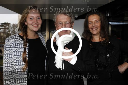 Den Haag 12 december 2016
Society lunch in crown plaza hotel. jan des Bouvrie met dochter Nicole en kleindochter