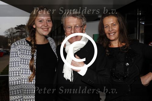 Den Haag 12 december 2016
Society lunch in crown plaza hotel. jan des Bouvrie met dochter Nicole en kleindochter