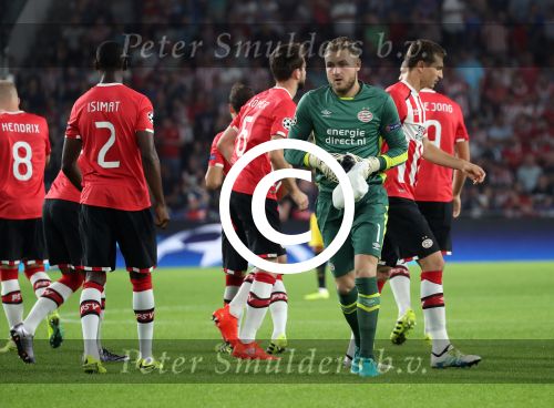 Eindhoven, 13 September 2016
PSV-Atletico Madrid, eindstand 0-1 
Eerste wedstrijd voorronde CL Seizoen 2016-2017
Jeroen Zoet