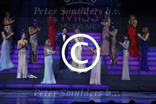 Hilversum 26 september 2016
Finale miss Nederland verkiezing in studio 21. Kim Kotter en Viktor Brand presenteren het. Jessie Jazz Vuijk