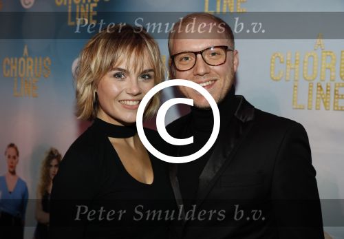 Zaandam 21 november 2016
Premiere a Chorus Line in het zaantheater. Jindra van Schaijk  met partner Bram Verhaak