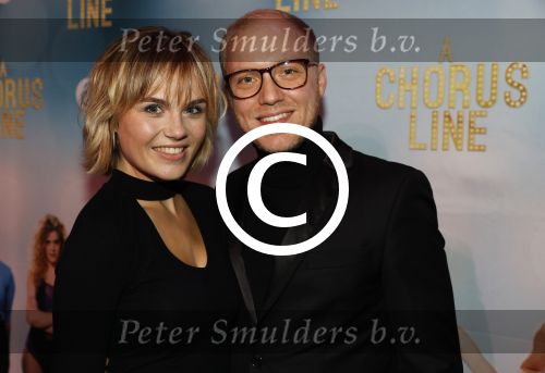 Zaandam 21 november 2016
Premiere a Chorus Line in het zaantheater. Jindra van Schaijk  met partner Bram Verhaak