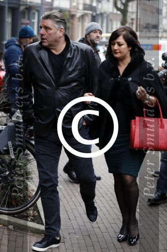 Amsterdam 15 december 2016
Herdenkingsdienst voor Joop Braakhekke in de Vondelkerk. Jonnie en Therese Boer