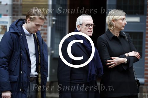 Amsterdam 15 december 2016
Herdenkingsdienst voor Joop Braakhekke in de Vondelkerk. partner Wim