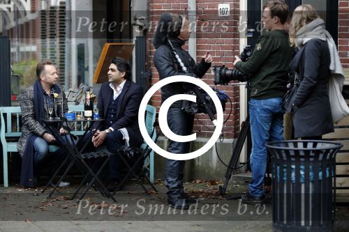Amsterdam 14 december 2016
Joris Linssen heeft opnames voor tv programma in amsterdam zuid.