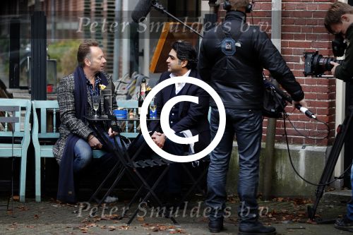 Amsterdam 14 december 2016
Joris Linssen heeft opnames voor tv programma in amsterdam zuid.
