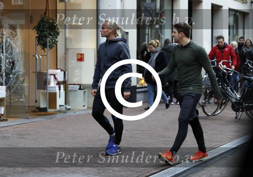 Amsterdam 3 december 2016
Koen Verweij met ... na een training op de pc hooftstraat