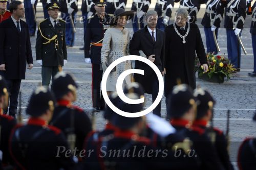 Amsterdam, 28 November 2016
Eerste dag Belgische Koningspaar bij Staatsbezoek aan Nederland
Koningin Maxima, Koning Willem Alexander, Koning Filip en Koningin Mathilde