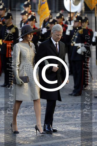 Amsterdam, 28 November 2016
Eerste dag Belgische Koningspaar bij Staatsbezoek aan Nederland
Koningin Maxima, Koning Willem Alexander, Koning Filip en Koningin Mathilde
