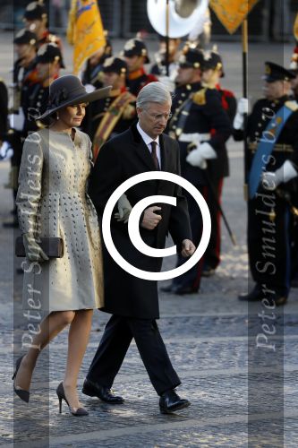 Amsterdam, 28 November 2016
Eerste dag Belgische Koningspaar bij Staatsbezoek aan Nederland
Koningin Maxima, Koning Willem Alexander, Koning Filip en Koningin Mathilde
