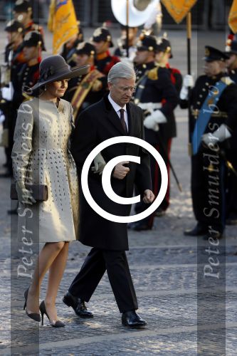 Amsterdam, 28 November 2016
Eerste dag Belgische Koningspaar bij Staatsbezoek aan Nederland
Koningin Maxima, Koning Willem Alexander, Koning Filip en Koningin Mathilde