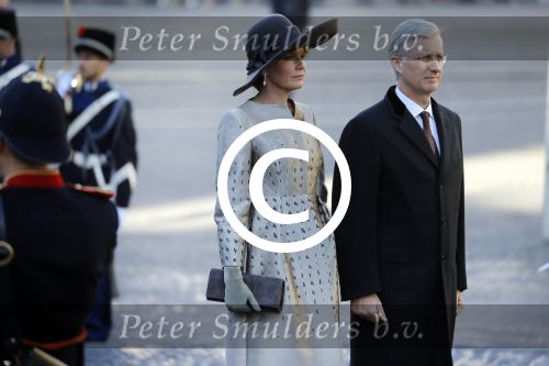 Amsterdam, 28 November 2016
Eerste dag Belgische Koningspaar bij Staatsbezoek aan Nederland
Koningin Maxima, Koning Willem Alexander, Koning Filip en Koningin Mathilde
