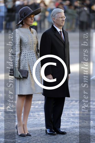 Amsterdam, 28 November 2016
Eerste dag Belgische Koningspaar bij Staatsbezoek aan Nederland
Koningin Maxima, Koning Willem Alexander, Koning Filip en Koningin Mathilde