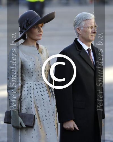 Amsterdam, 28 November 2016
Eerste dag Belgische Koningspaar bij Staatsbezoek aan Nederland
Koningin Maxima, Koning Willem Alexander, Koning Filip en Koningin Mathilde