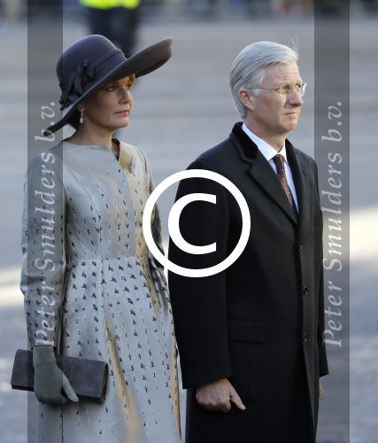 Amsterdam, 28 November 2016
Eerste dag Belgische Koningspaar bij Staatsbezoek aan Nederland
Koningin Maxima, Koning Willem Alexander, Koning Filip en Koningin Mathilde