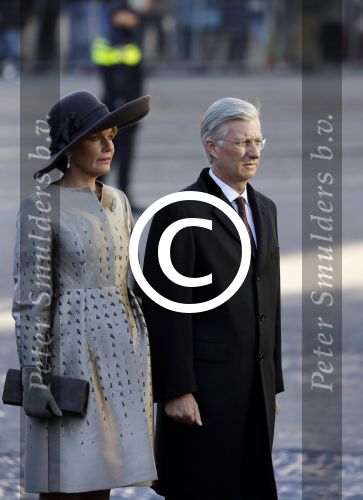 Amsterdam, 28 November 2016
Eerste dag Belgische Koningspaar bij Staatsbezoek aan Nederland
Koningin Maxima, Koning Willem Alexander, Koning Filip en Koningin Mathilde