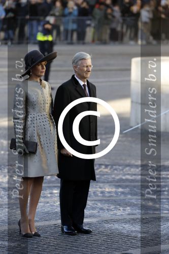 Amsterdam, 28 November 2016
Eerste dag Belgische Koningspaar bij Staatsbezoek aan Nederland
Koningin Maxima, Koning Willem Alexander, Koning Filip en Koningin Mathilde