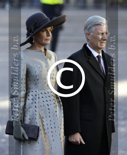 Amsterdam, 28 November 2016
Eerste dag Belgische Koningspaar bij Staatsbezoek aan Nederland
Koningin Maxima, Koning Willem Alexander, Koning Filip en Koningin Mathilde