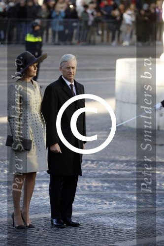 Amsterdam, 28 November 2016
Eerste dag Belgische Koningspaar bij Staatsbezoek aan Nederland
Koningin Maxima, Koning Willem Alexander, Koning Filip en Koningin Mathilde