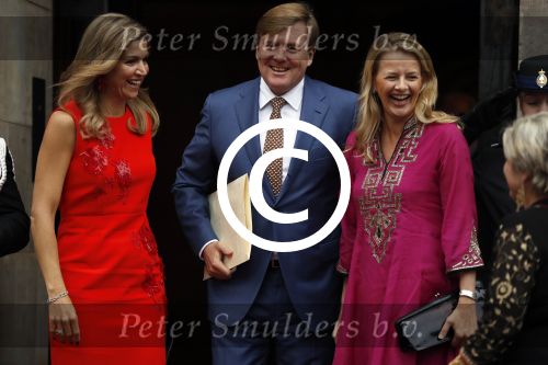 Amsterdam 15 december 2016  
Uitreiking prins Claus prijzen met aanwezig Koning Willem Alexander Koningin Maxima Prinses Beatrix Prinses Laurentien en Prinses Mabel. Vindt plaats in paleis op de dam.