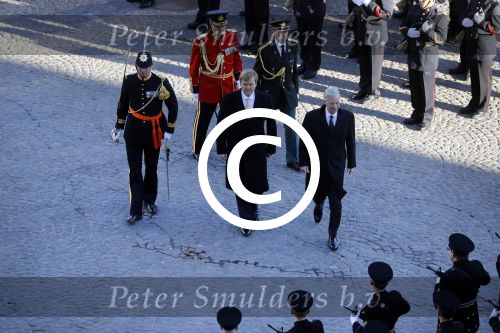 Amsterdam, 28 November 2016
Eerste dag Belgische Koningspaar bij Staatsbezoek aan Nederland
Koningin Maxima, Koning Willem Alexander, Koning Filip en Koningin Mathilde