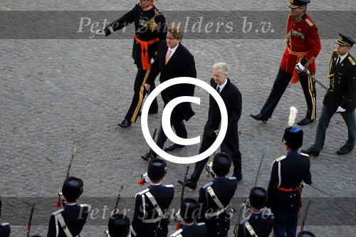 Amsterdam, 28 November 2016
Eerste dag Belgische Koningspaar bij Staatsbezoek aan Nederland
Koningin Maxima, Koning Willem Alexander, Koning Filip en Koningin Mathilde