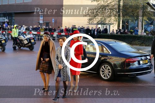 Amstelveen 29 november 2016
Koningin Maxima en koningin Mathilde bezoeken het cobra museum in Amstelveen