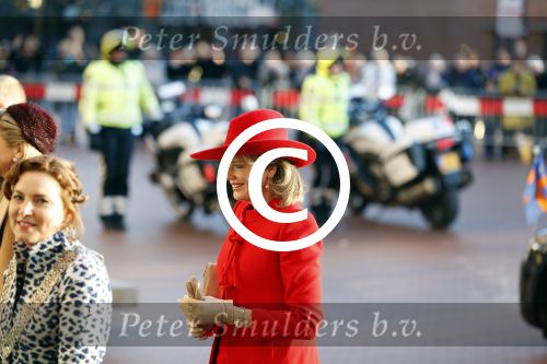 Amstelveen 29 november 2016
Koningin Maxima en koningin Mathilde bezoeken het cobra museum in Amstelveen
