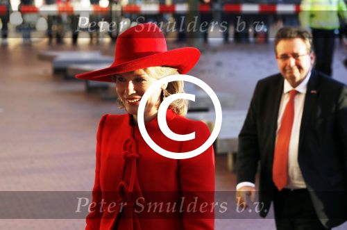 Amstelveen 29 november 2016
Koningin Maxima en koningin Mathilde bezoeken het cobra museum in Amstelveen