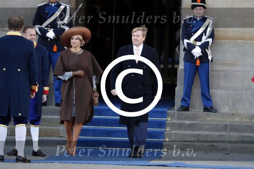Amsterdam, 28 November 2016
Eerste dag Belgische Koningspaar bij Staatsbezoek aan Nederland
Koningin Maxima, Koning Willem Alexander, Koning Filip en Koningin Mathilde