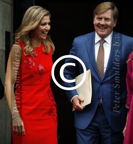 Amsterdam 15 december 2016  
Uitreiking prins Claus prijzen met aanwezig Koning Willem Alexander Koningin Maxima Prinses Beatrix Prinses Laurentien en Prinses Mabel. Vindt plaats in paleis op de dam.
