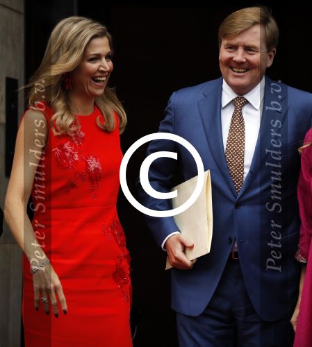 Amsterdam 15 december 2016  
Uitreiking prins Claus prijzen met aanwezig Koning Willem Alexander Koningin Maxima Prinses Beatrix Prinses Laurentien en Prinses Mabel. Vindt plaats in paleis op de dam.