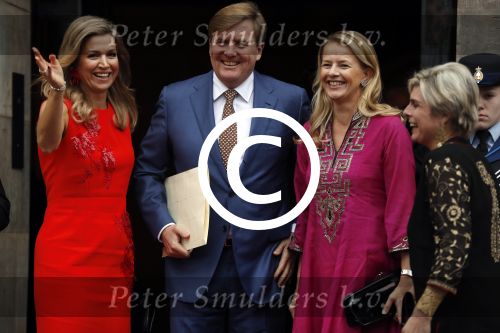 Amsterdam 15 december 2016  
Uitreiking prins Claus prijzen met aanwezig Koning Willem Alexander Koningin Maxima Prinses Beatrix Prinses Laurentien en Prinses Mabel. Vindt plaats in paleis op de dam.