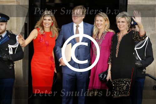 Amsterdam 15 december 2016  
Uitreiking prins Claus prijzen met aanwezig Koning Willem Alexander Koningin Maxima Prinses Beatrix Prinses Laurentien en Prinses Mabel. Vindt plaats in paleis op de dam.